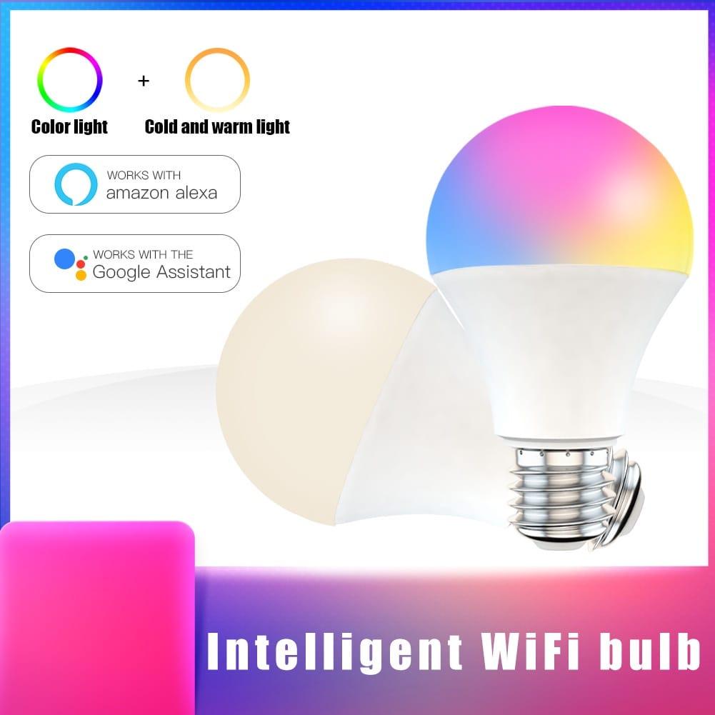 Lâmpada Inteligente LED 10W Wifi Com Controle De Voz Usando A Alexa E –  Dafu Shop