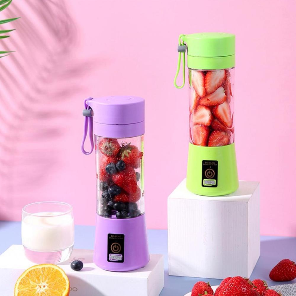 Mini Liquidificador Portátil Shake Take Juice Cup 6 Lâminas Recarregáv