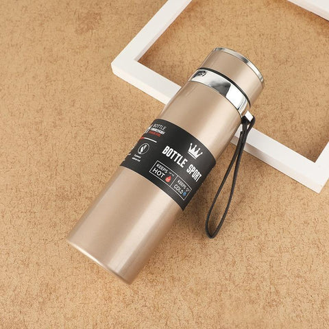 Garrafa Térmica 800ml Copo Isolamento Duplo Aço Inoxidável  A Vácuo Vacuum Bottle Super Resistente