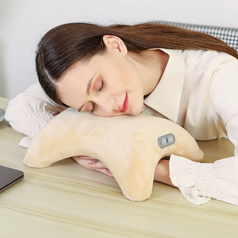 Amassar Elétrico Vibração Relaxamento do Corpo Ombro e pescoço alívio de dor travesseiro com