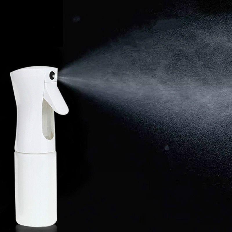 Borrifador Spray Jato De Névoa Pulverizador Semi Automático Contínuo Barbeiro 300ml