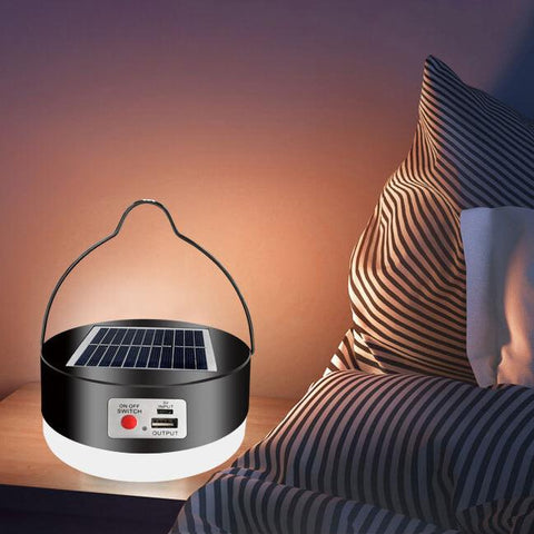 Luminária Solar á Prova D'água 3 Modos Emergência Para Ao Ar Livre