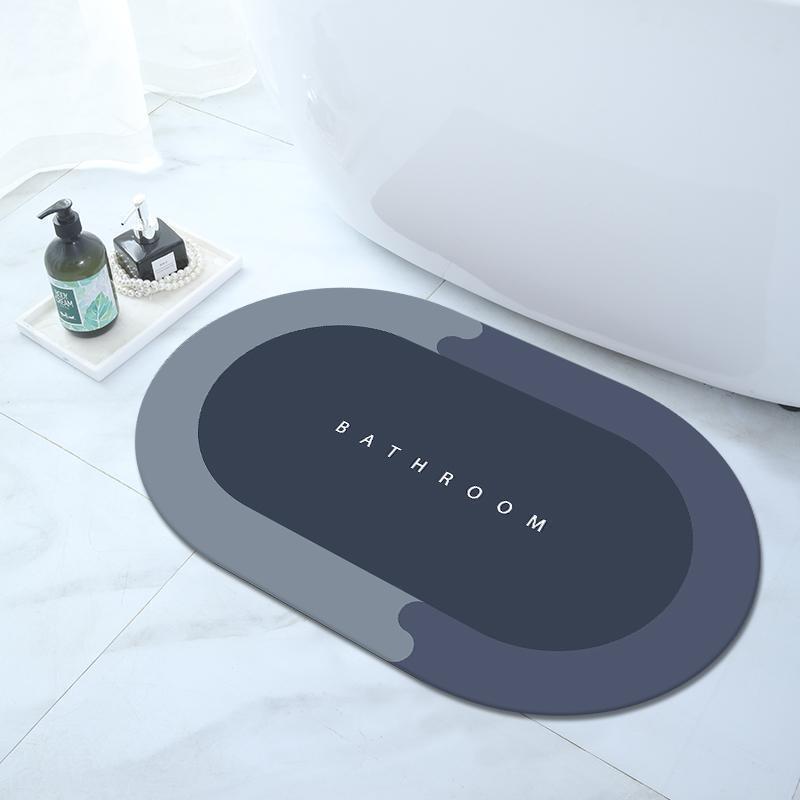 Tapete Antiderrapante Banheiro Capacho Absorvente Bathroom 60x40 Costurado/Tapete De Banho