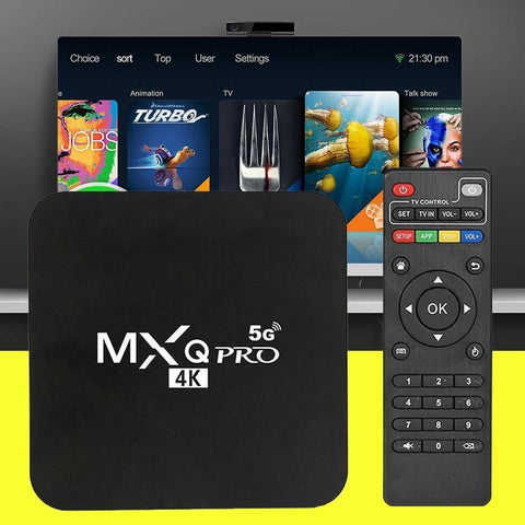 Tv Box Smart 4k Pro 5g 8gb/ 128gb Wifi Android 11.1 Tv Box Smart MXQ PRO 5G 4K Com Anatel