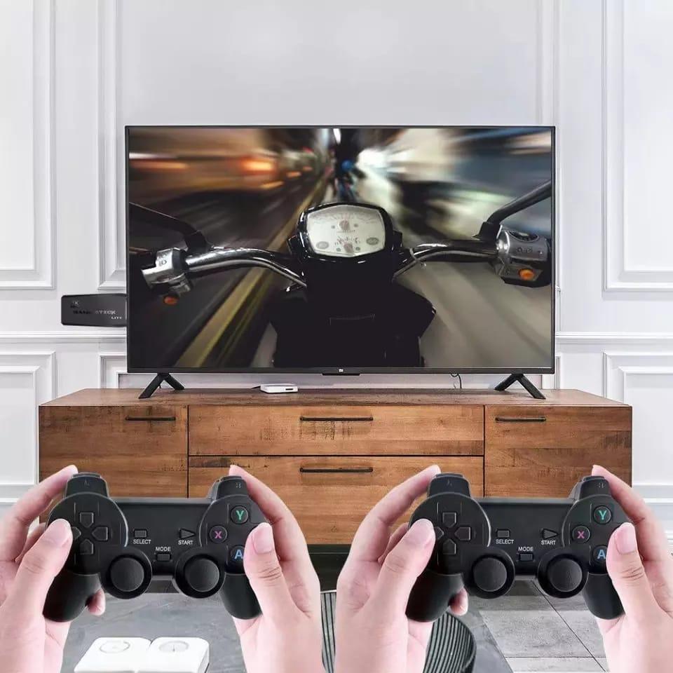 Videogame Stick 10mil jogos, 2 Controles Sem Fio Console Original Port –  sojup