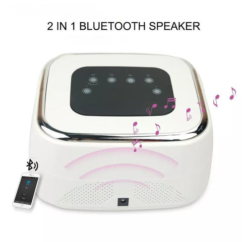 Cabine de Led de Unhas com Alto-falante Bluetooth forninho de unha cabine música