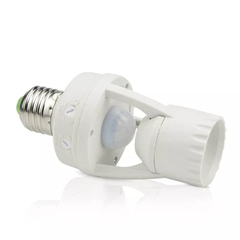 Sensor De Presença Com Fotocélula Para Lâmpada Soquete E27 Bivolt