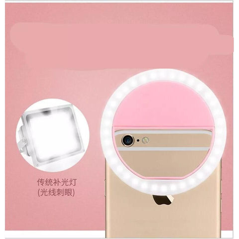 Anel De Led Luz Para Selfie Ring Light Flash Celular Iphone Galaxy Xperia
